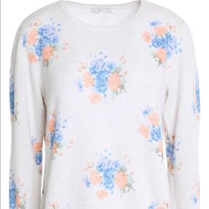 Joie soft floral sweater size small